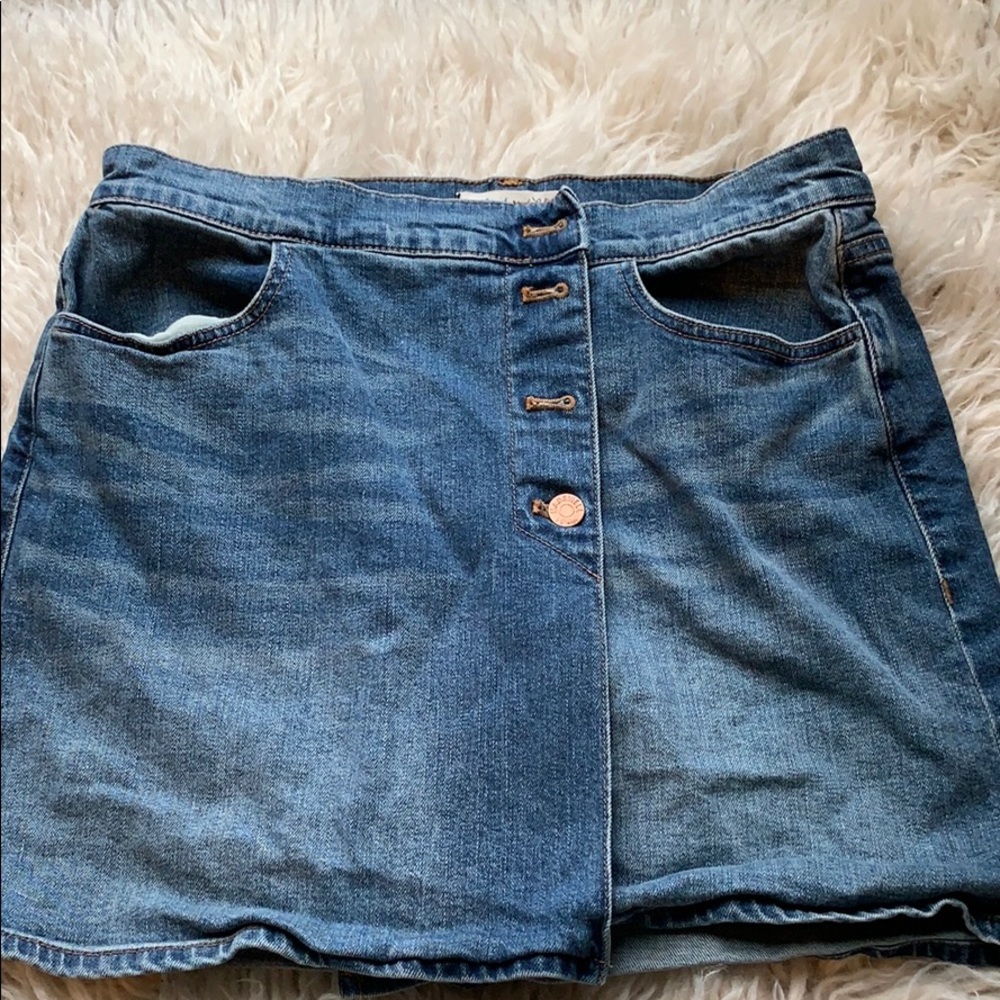 Madewell Jean skirt